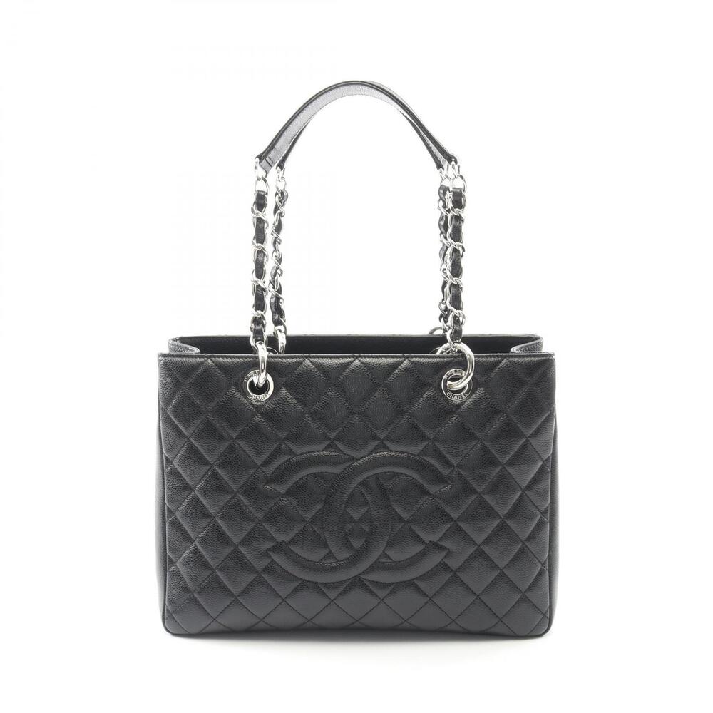 Chanel Matelasse Grand Shopping GST Tote Bag Caviar Leather Grained Calfskin